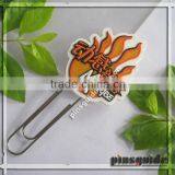 Promotion Personalized Flat Plastic Paper Clip Printed Logo For Advertisement thumbnail-1
