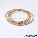 Strand Gold Spring Chain Bracelet thumbnail-2