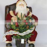 XM-CH1550 32 inch lighted santa claus sitting on chair