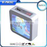 OEM Advertising Power Bank With LCD Display Slide Show Logo Image thumbnail-1