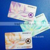 Silver Metallic Plastic PVC Business Card