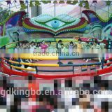 Amusement park ride crazy Tagada with 40 seats