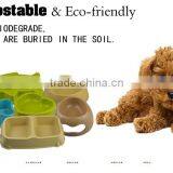 Go Slow Anti-Gulping Eco Bamboo Plant Fiber Dog Bowl Hear Shaped thumbnail-6