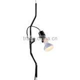 Aluminium Carbon Steel Fabric Adjustable Floor Lamps for Rooms thumbnail-2