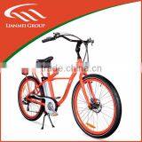 Chinese Battery Powered New Beach Cruiser Electric Bicycle 36v17AH With CE thumbnail-1
