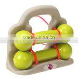 VINYL/NEOPRENE DUMBBELL SET WITH TREE thumbnail-1