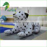 Lovely White Bounce Soft Pool Kid Toy Inflatable Spotted Dog Cartoon Design thumbnail-2