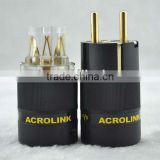 ACROLINK CRYO-192 Degrees Gold Plated EUR NEMA Power Plug & IEC