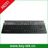 88 Keys Super Slim Stand Alone Desk Top Plastic Keyboard With MINI Plastic Trackball