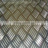 6000 series five bars pattern skidproof aluminum checker plate