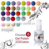Popular 15ml UV Gel Nail Polish Soak Off UV Color Gel, Professional Nail UV Gel thumbnail-1