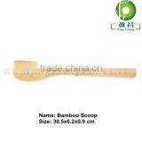 Bamboo wooden small slotted craft scoop