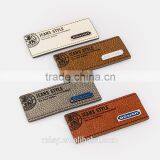 Jeans pu Leather Labels Garments Leather Back Patch Labels Fashion Label for Hats thumbnail-6