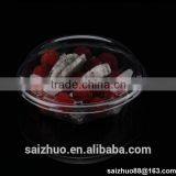 SZ-150D Transparent Round Disposable Plastic Fruit Box/ Salad Box thumbnail-2