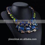 Fashion Crystal Choker Chunky Statement Bib Chain Necklace Pendant Jewelry thumbnail-4