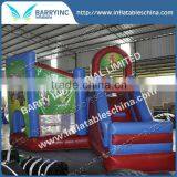 Amusement park inflatable jump castle with slide for kids,inflatable bouncer,inflatable jump house