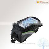 Waterproof Cycling Bike Bicycle Front Bag Top Tube Frame Bag Pannier Double Pouch for 4.8-5.8" inch Phone