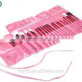 22pcs Synthetic Hair Pink Tip Makeup Brush Set With Storage Bag thumbnail-5