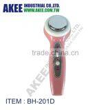 Ultrasonic facial beauty massager iontophoresis handheld device