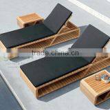 Evergreen Wicker Furniture - New Design 2016 Outdoor Sunbed With Cushion