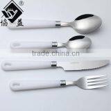 Colorful Stainless Steel Machine Polish PP Plastic Spoon And Fork thumbnail-6