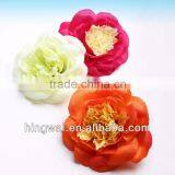 11cm Artificial Satin Rose Flower Head thumbnail-1