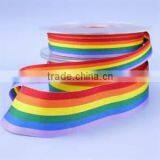 Hot Selling Double Face Printed Rainbow Ribbon for Decoration thumbnail-3