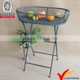 8 ft Rusted Net Iron Top Foldable Rack