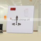 White 250V 10amp 3 Pin Multi Universal Socket Outlet