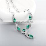 925 Sterling Silver Latest Design Beads Necklace Jewelry SNP027W thumbnail-3