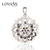 2016 Fashionable Flowers Of Life Design 925 Sterling Silver Pendants thumbnail-1