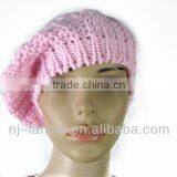 2016 Fashion Winter Ladies Acrylic Iceland Knitted Cable Hat Beret thumbnail-3