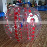 Colour spots human inflatable bumper bubble ball,body bubble ball