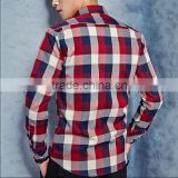 Cheap High Quality Plaid Mens Shirt Made In China