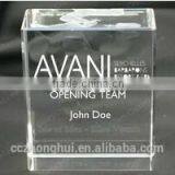 2016 New Personal Design Scandblasting Crystal Cube