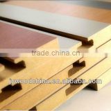 slotted MDF board price with different thickness used for furniture