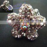 Fashion Star Shaped Stretch Rings With Colored Rhinestone thumbnail-1