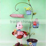 Metal Doll With Flower Used for Home Decor thumbnail-3