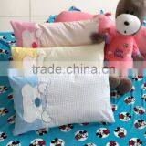 Cute 100% Cotton Bear Embroidered Baby Head Pillow