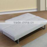 Promotional Faux Leather Cheap Foldable Functional Sofabed thumbnail-2
