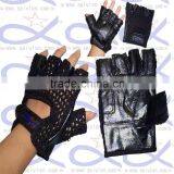 Trendy Sports Gloves for Bicycle Rider Half Finger Anti-slip Gloves