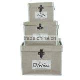 China Retro Gunny Storage Box,zakka Groceries,jewelry Box(BBHT010)