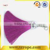 Beautiful Pink Rayon Small Key Chain Tassel thumbnail-1