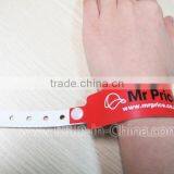 13.56MHz NFC RFID Medical Wristbands, RFID Paper Disposable Wristbands for Hospital Management