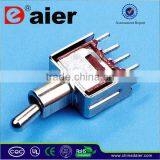 SMTS-102-2C2T Mini Type ON-ON Mini Toggle Switch With Frame