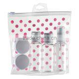 YUHUI Clear Wash Kit _2NUL_Set of 5 Bottles -Travel Organizer Empty Bottle Set thumbnail-3