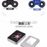 Stress Reliever Finger Gyro Fidget Spinner Clover Aluminium Alloy Fidget Spinner Hand Finger Spinner Metal Tri Spinner