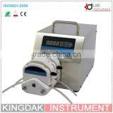 KWT300S Low Flow Precise Variable Speed Peristaltic Pump/ Tubing Pump / Dosing Pump for Water Pumps Fluid / 2 X YZ15 Pump Head thumbnail-1