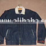Denim Jacket With Sherpa Linning thumbnail-1