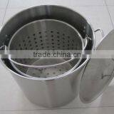 Stainless Steel Cooking Vat With Basket thumbnail-1